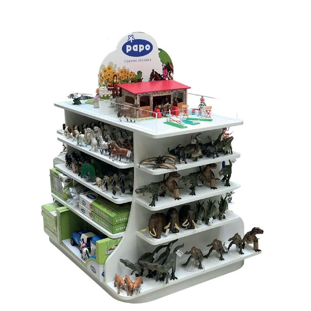 Papo - Wooden island display (120 cm) wi - OMAGGIO IMPONIBILE