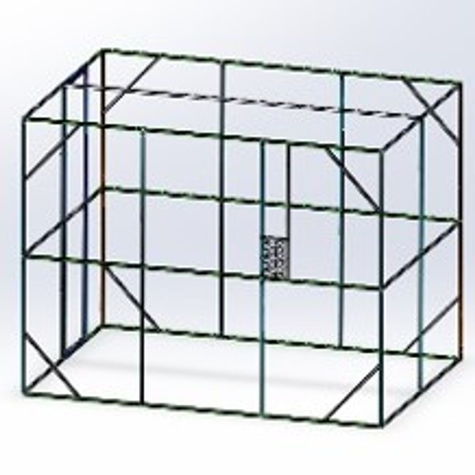 Voliera per Uccelli Antracite 302x208x214 cm in Acciaio 4100939