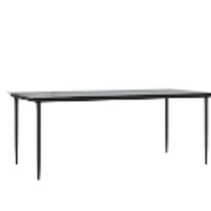 Tavoli da Esterno  Nero Metallo Grande Robusto Tavolo da Esterno 42003297