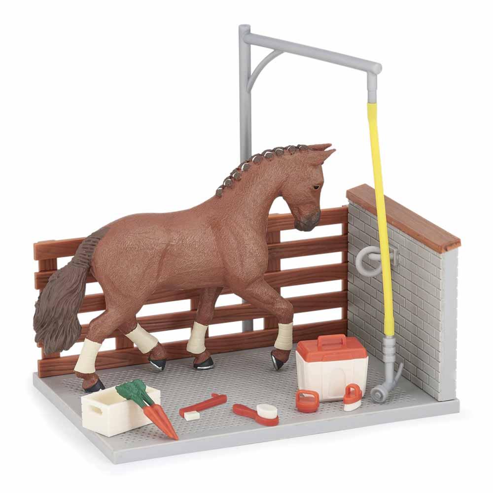Papo - Horse washing box with accessories