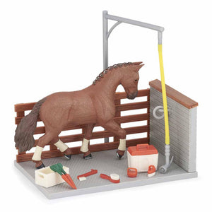 Papo - Horse washing box with accessories