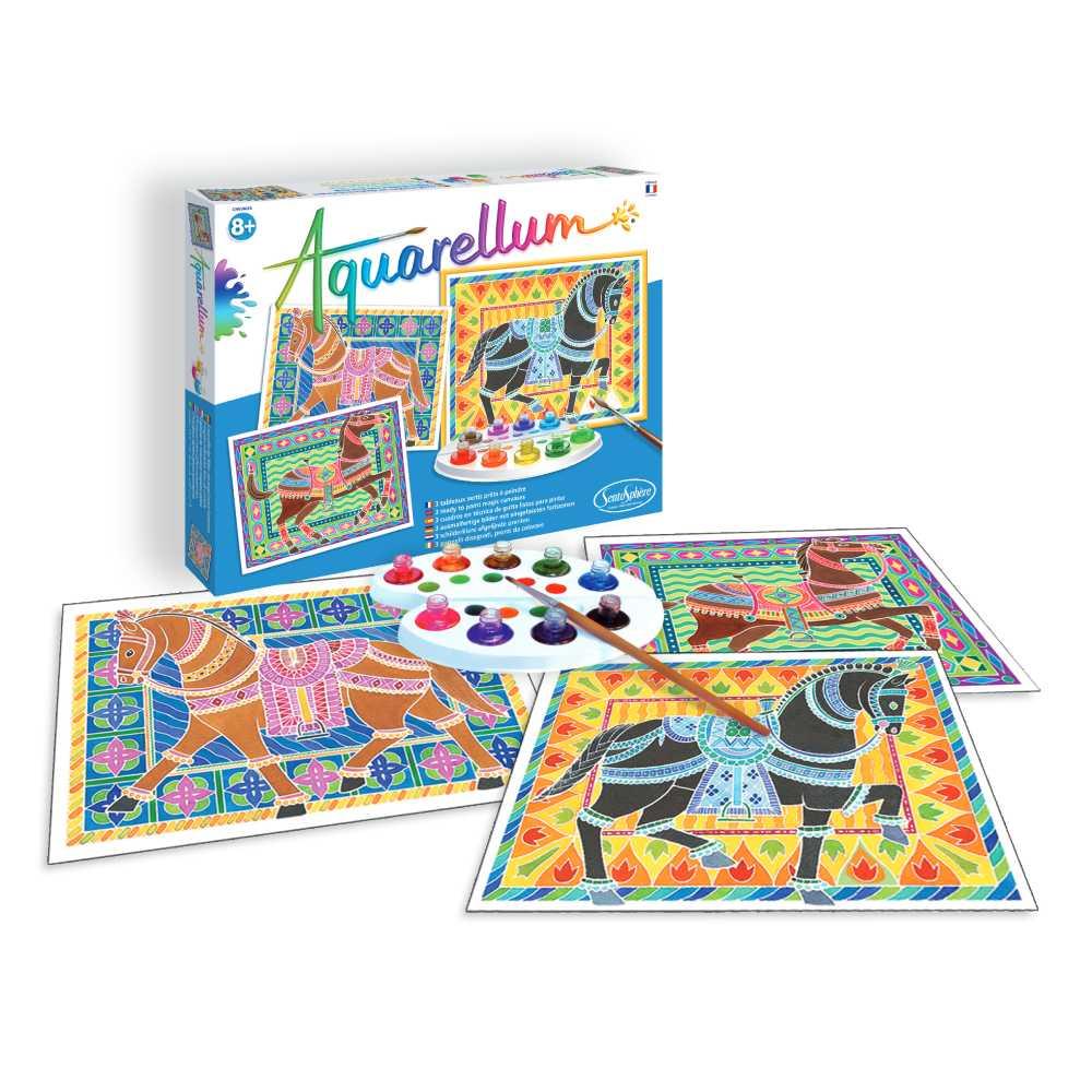 Sentosphere - Aquarellum - Chevaux