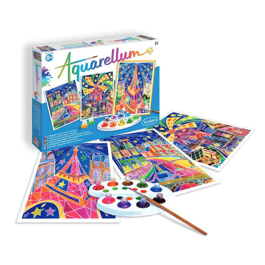 Sentosphere - Aquarellum - Paris by Night