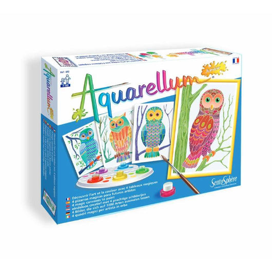 Sentosphere - Aquarellum Junior - Hiboux