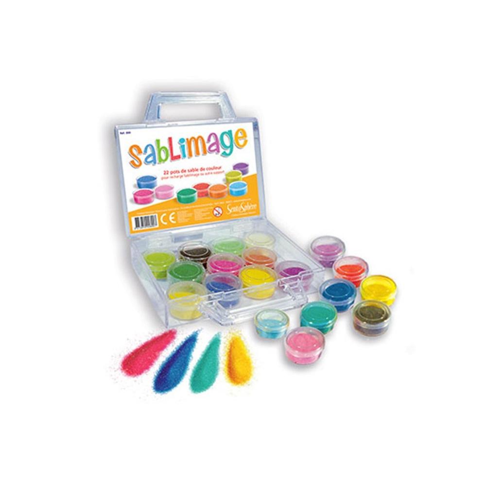 Sentosphere - Valisette 18 pots de Sable