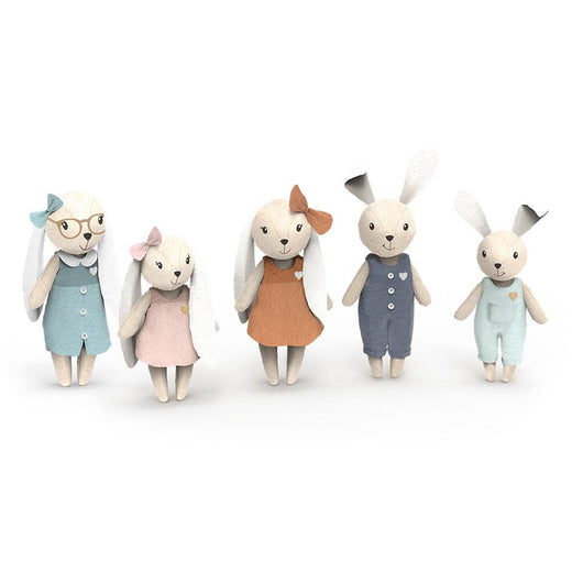 Speedy Monkey - Famiglia di 4 Coniglietti