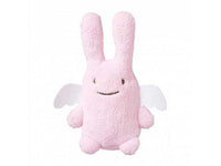 Trousselier - Angel Bunny Comforter with Rattle Pink Flowers 20Cm
