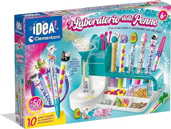 Laboratorio delle Penne - Kit Creativo per Realizzare Penne Colorate e Personalizzabili, Gioco per Bambini 6 Anni, Made