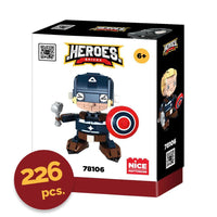 heroes bricks blue soldier