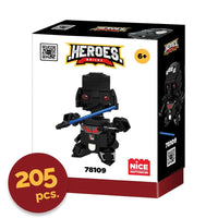heroes bricks black soldier