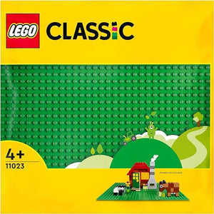 LEGO Classic Base Verde, Tavola per Costruzioni Quadrata con 32x32 Bottoncini, Piattaforma Classica per Mattoncini per C