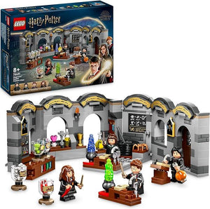 LEGO Harry Potter Castello di Hogwarts: Lezione di Pozioni, Aula Giocattolo da Costruire per Corso di Magia, Giochi per