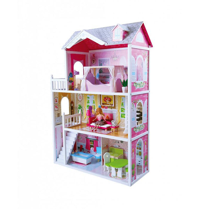 Villa delle Bambole a 3 Piani, Cucina, Bagno, Salone, Camera da Letto, Accessori, Decorazioni per Fashion Doll