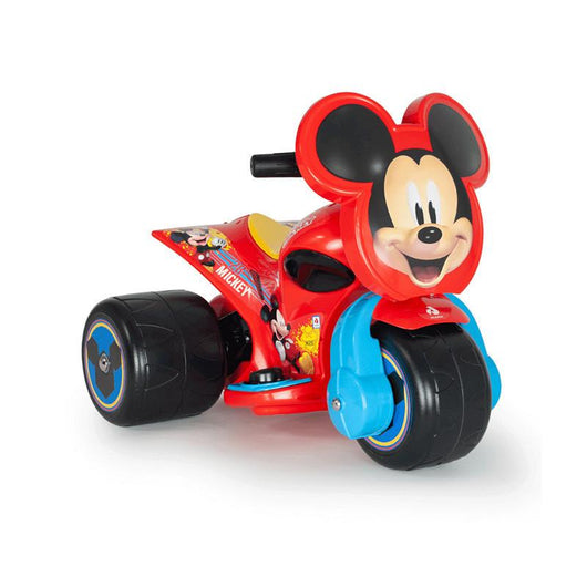Moto Elettrica per Bambini Topolino Resistenti all`Acqua, Fabbricato in Spagna, Batteria Inclusa, Dimensioni 61x52x50cm