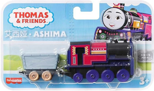 Veicolo-Thomas & Friends - Ashima Locomotiva a spinta in metallo-Fisher Price-Eta +
