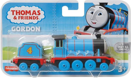 Veicolo-Thomas & Friends - Gordon Locomotiva a spinta in metallo-Fisher Price-Eta 3+