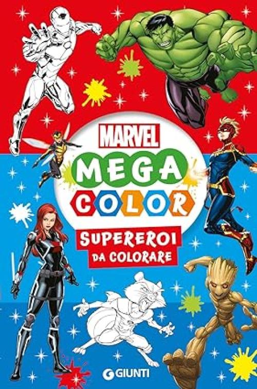 Mega color Marvel. Supereroi da colorare