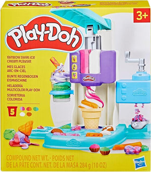 Pasta da modellare,Play-Doh Raimbow Swirl Ice Cream,Hasbro, Eta3+