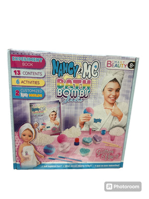 Nancy & MC Bath Bombs Studio, Laboratorio di bombe da bagno Famosa,Eta 8+