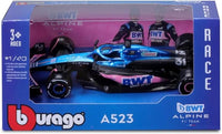 Modello Auto DieCast Bwt Alpine A523 Stagione 2023 Formula 1 - Pilota Pierre Gasly 31 - Scala 1/43, Bburago, Eta 3+