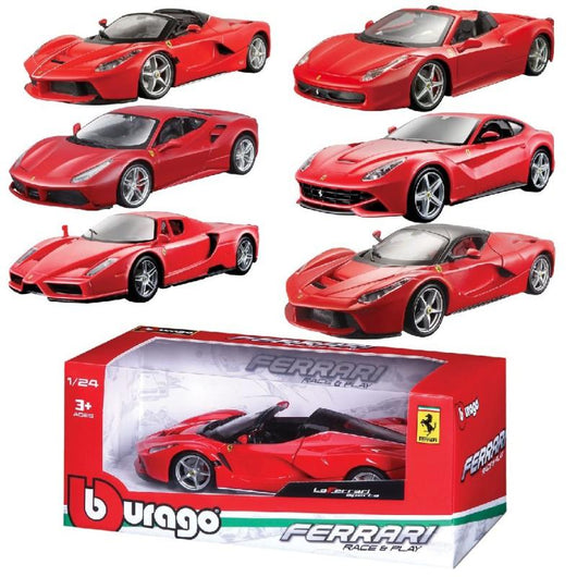 Veicolo,Collezione Ferrari Race & Play Modellino 1:24,1 pezzo casuale,Bburago,Eta 3+