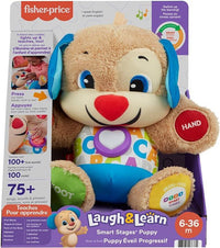 Il Cagnolino Smart Stages Ridi & Impara, morbido peluche educativo per imparare le prime paroline, con 75+ canzoni, luci