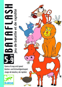 Carte Bataflash Gioco di rapidita,Djeco,Eta 5-99 anni