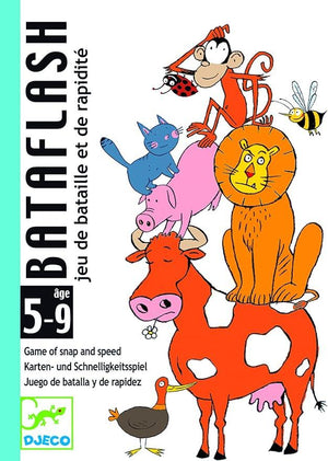 Carte Bataflash Gioco di rapidita,Djeco,Eta 5-99 anni