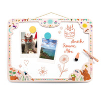 Lavagna magnetica cancellabile gatto,Djeco,Eta5+