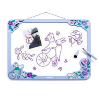 Lavagna magnetica cancellabile zebra,Djeco,Eta5+