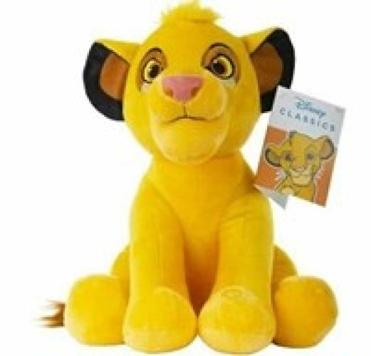 Peluche Disney Simba 30 cm con suono, Sambro,Eta1+