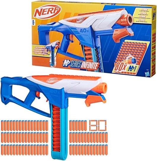Nerf N Series, blaster Infinite e 80 dardi N1,Hasbro,Eta 8+