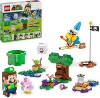 LEGO 71440  Super Mario Avventure Luigi Interattivo, Giocattolo con 4 Personaggi Nintendo da Collezione tra cui Baby Yos