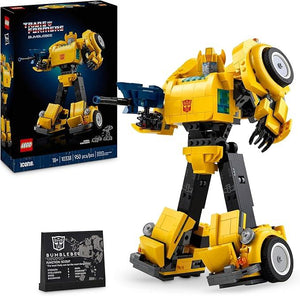 LEGO 10338  Icons Transformers Bumblebee Action Figure Robot da Collezione,Eta 18+