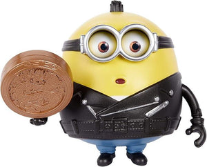 Minions -Personaggio Otto Lanciapietre con Pietra delo Zodiaco,Figure 8 cm con accessori,Mattel,Eta 4+
