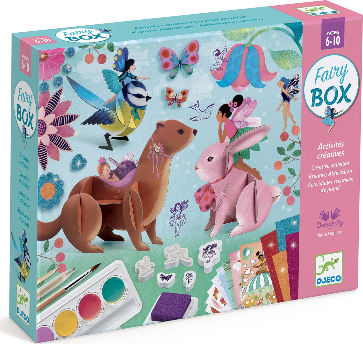 Set attivita Creative Fairy Box,Djeco,Eta 6-10 anni