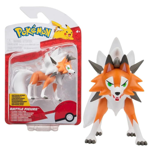 Pokemon Battle figure,Lycanroc (Dusk Form),Jazwares,Eta 4+