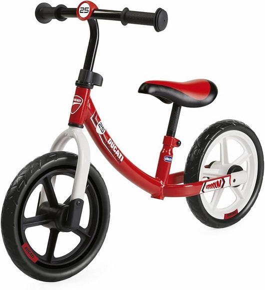 Ducati Monster Balance Bike, Bicicletta Bambini Senza Pedali per l`Equilibrio, con Manubrio e Sellino Regolabili, Max 25