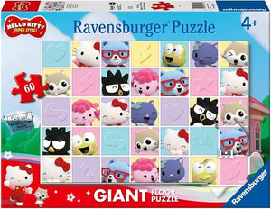 Puzzle Hello Kitty, Collezione Giant Pavimento,60 Pezzi Giganti,Ravensburger,Eta 4+