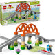 LEGO DUPLO Pack di Espansione Ponte e Binari Ferroviari,Elementi e Pista per Treno Giocattolo (non incluso),LEgo,Eta 2+