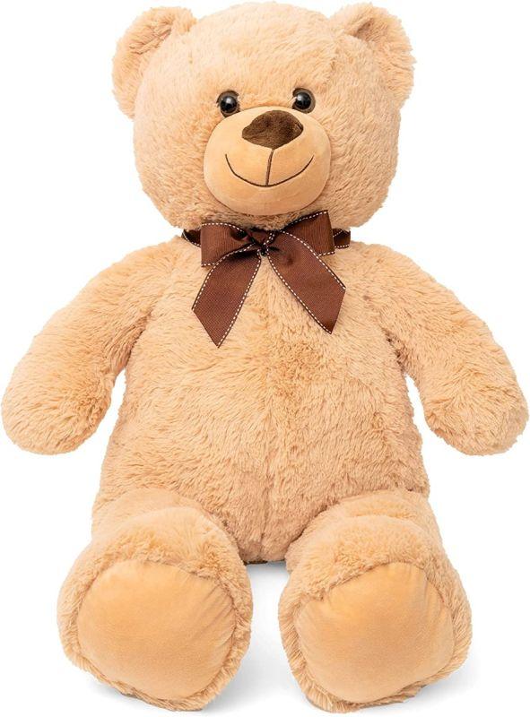 Orso Peluche 80 cm, Colore Beige,Decar,Eta 1+
