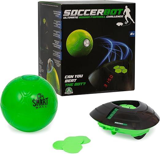 SoccerBot - Pallone da Calcio Smart e Bot Interattivo, 3 Velocita,Giochi Preziosi,Eta 6+