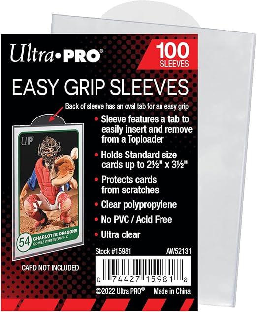 Ultra Pro  Easy Grip Sleeves, 100 sleeves standard