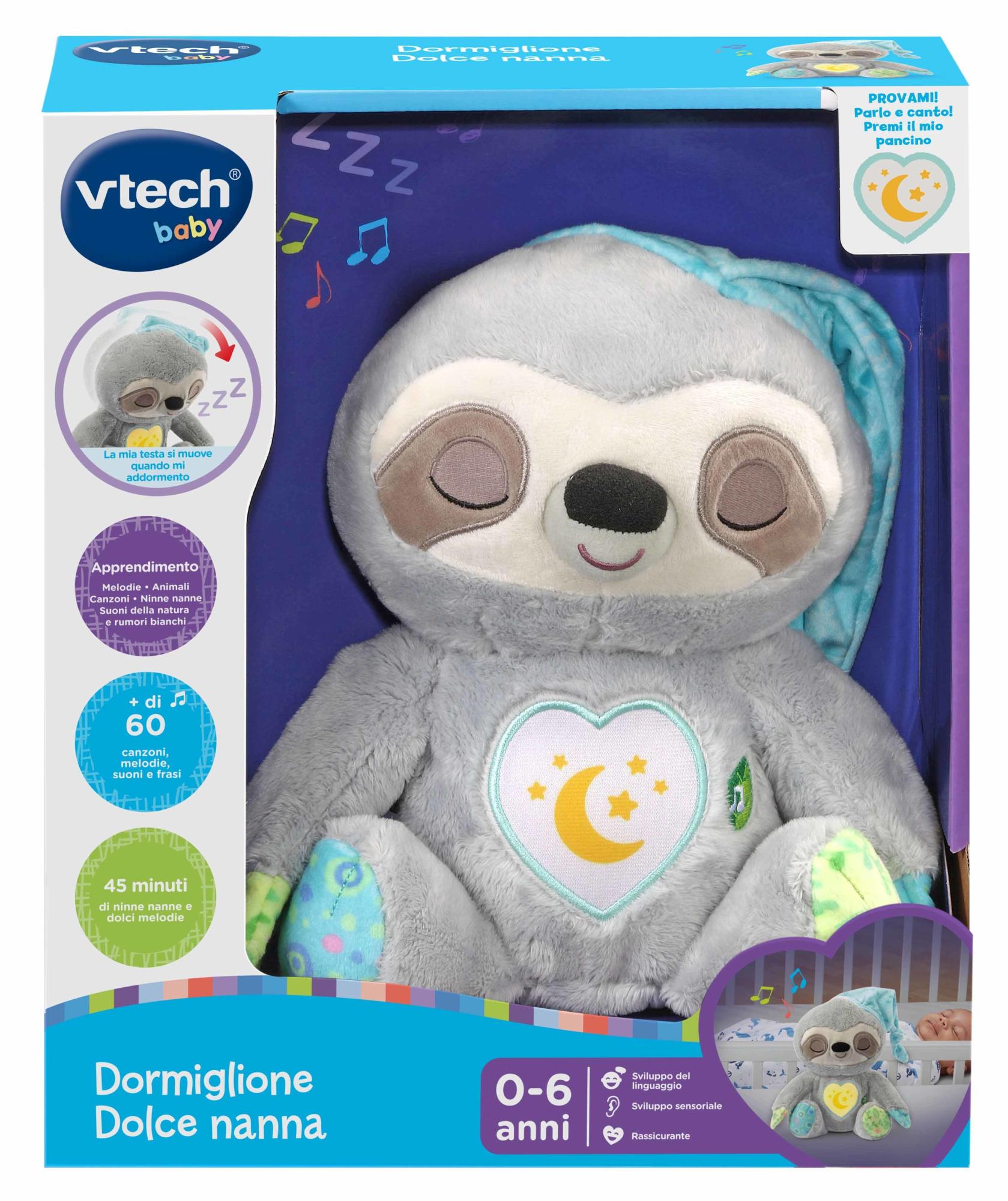 Vtech Baby ,Dormiglione Dolce Nanna,Peluche interattivo,VTech,Eta 0-6 anni
