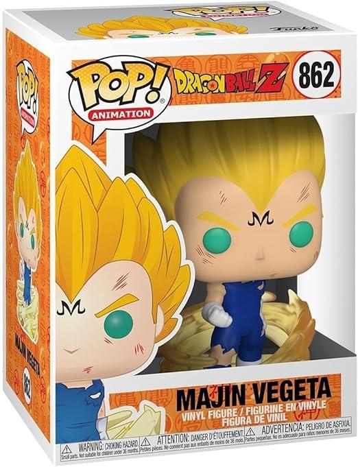 Funko Pop! Animation: DBZ - Majin Vegeta - Dragon Ball - Figura in Vinile da Collezione,Eta 3+