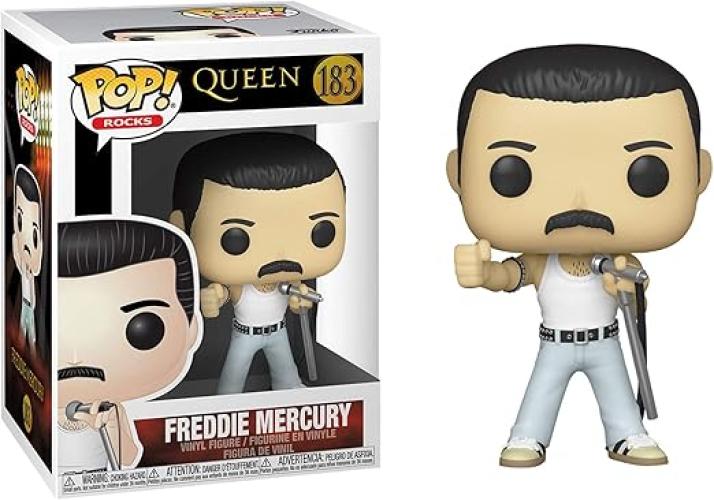 Funko Pop! Rocks: Queen-Freddie Mercury Radio Gaga - Figura in Vinile da Collezione,Eta 3+