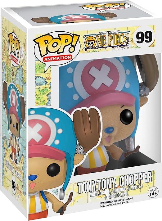 Funko Pop! Vinyl - One Piece - Tony Tony Chopper - Flocked- Figura in Vinile da Collezione,Eta 3+