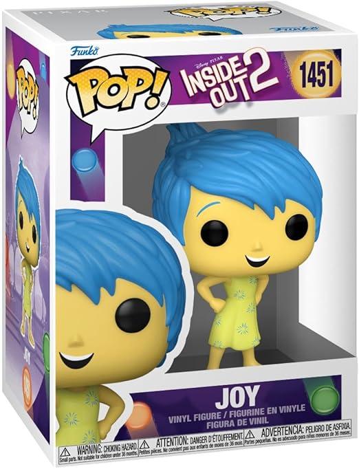 Funko POP! Disney: Inside Out 2- Joy - Figura in Vinile da Collezione,Eta 3+