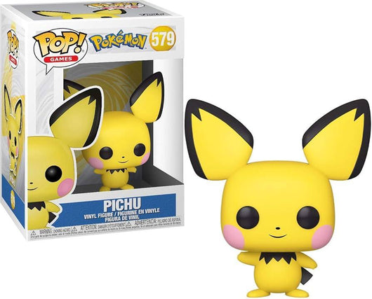 Funko Pop! Games: Pokemon -Flocked Pichu-Figura in vinile da collezione,Eta 3+