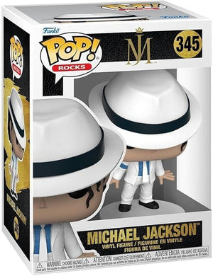 Funko Pop! Rocks: Michael Jackson - MJ - Figura in Vinile da Collezione,Eta 3+